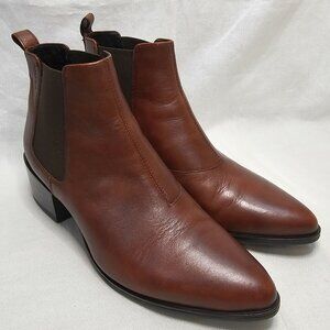 Vagabond Shoemakers Alex Chelsea Leather Ankle Boots Brown Women's Size 39 US 9